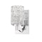 Z-Lite Aubrey 1 Light Wall Sconce, Chrome & Clear 1931-1S-CH - alternate 2